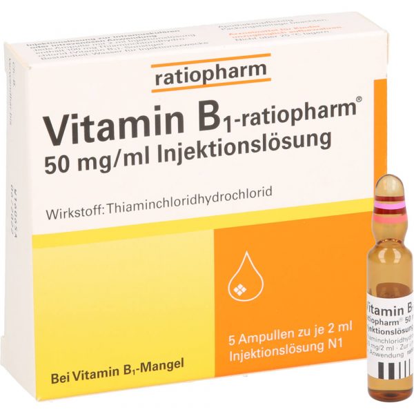 VITAMIN B1-ratiopharm 50 mg/ml Injektionslösung Ampullen