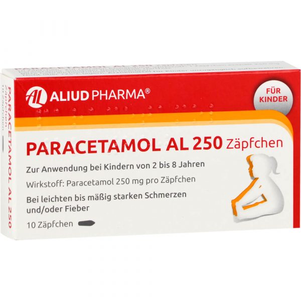 PARACETAMOL AL 250 Kleinkinderzäpchen