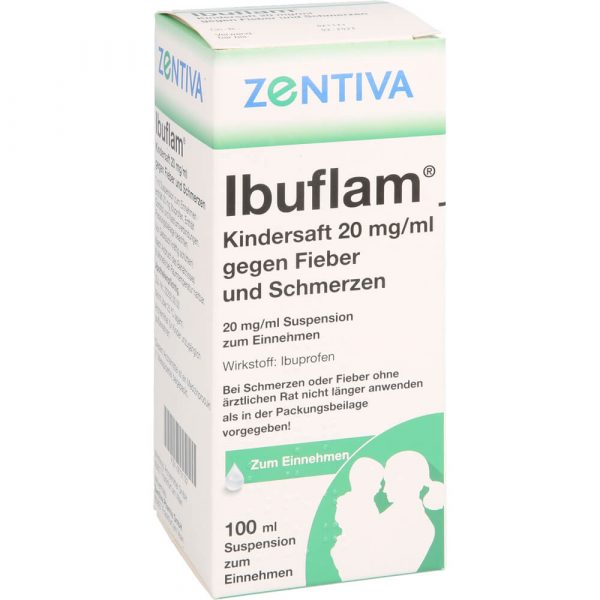 IBUFLAM Kindersaft 20mg/ml gegen Fieber und Schmerzen
