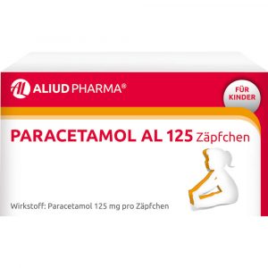 PARACETAMOL AL 125 Säuglings-Zäpfchen