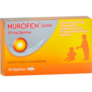 NUROFEN Junior 125 mg Zäpfchen