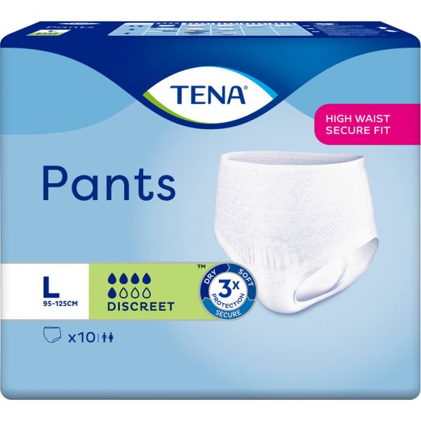 TENA PANTS Discreet L 95-125 cm Einweghose