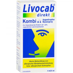 LIVOCAB direkt Kombi 4 ml Augentropfen +5 ml Nasenspray
