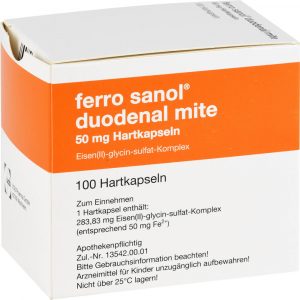 FERRO SANOL duo mite 50 mg Hartkapseln magensaftresistent
