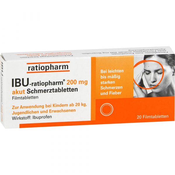 IBU-RATIOPHARM 200 mg akut Schmerztabletten