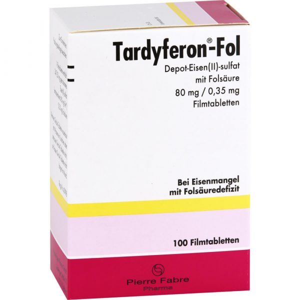 TARDYFERON-Fol Depot-Eisen(II)-sulfat mit Folsäure Filmtabletten