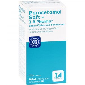 PARACETAMOL Saft-1A Pharma gegen Fieber und Schmerzen