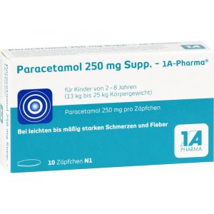 PARACETAMOL 250 mg-1A Pharma Suppositorien