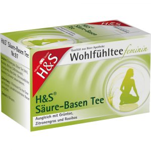 H&S Wohlfühltee feminin Säuren Basen Tee Fbt