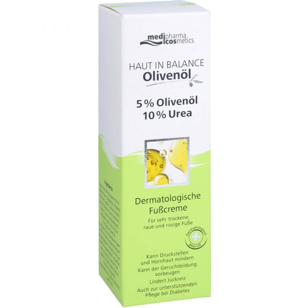 HAUT IN BALANCE Olivenöl Fußcreme 5% Olivenöl 10% Urea