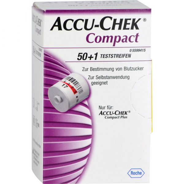 ACCU CHEK Compact Teststreifen
