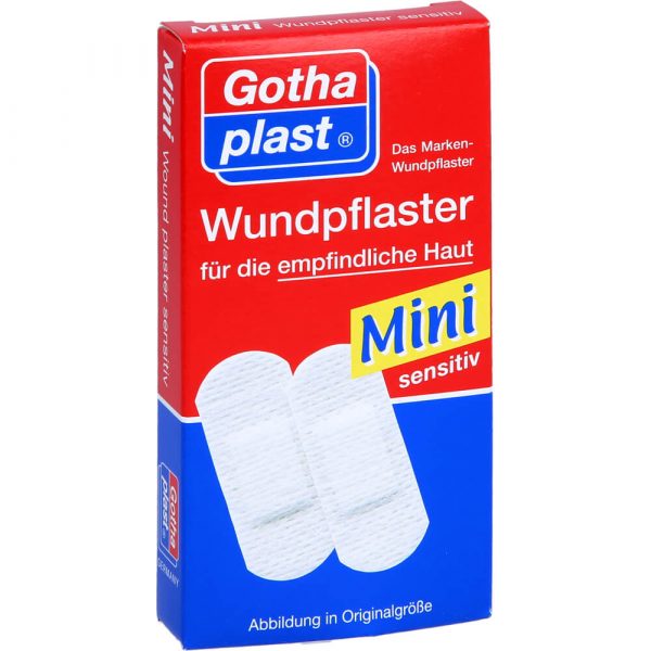GOTHAPLAST Wundpflasche Mini sensitiv 1,7x4 cm