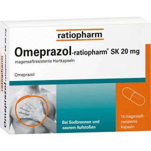 OMEPRAZOL-ratiopharm SK 20 mg magensaftresistent Hartkapseln