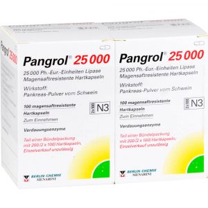 PANGROL 25.000 magensaftresistente Hartkapseln