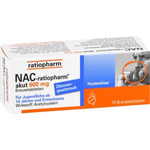 NAC-ratiopharm akut 600 mg Hustenlöser Brauseta