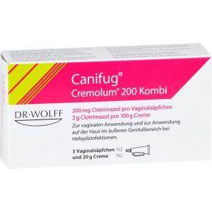 CANIFUG Cremolum 200 3 Vaginalzäpfchen + 20g Creme  Kombipackung