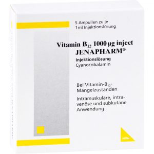 VITAMIN B12 1.000 m63g Inject Jenapharm Ampullen
