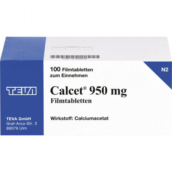 CALCET 950 mg Filmtabletten