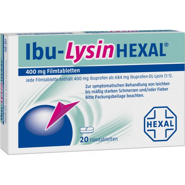 IBU-LYSIN HEXAL 684 mg Filmtabletten