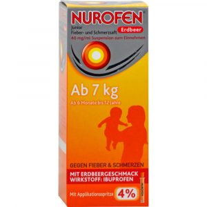 NUROFEN Junior Fieber-und Schmerzsaft Erdbeere 40 mg/ml