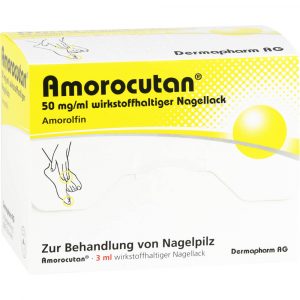 AMOROCUTAN 50 mg/ml wirkstoffhaltiger Nagellack