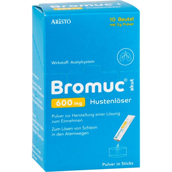 BROMUC akut 600 mg Hustenlöser Pulver
