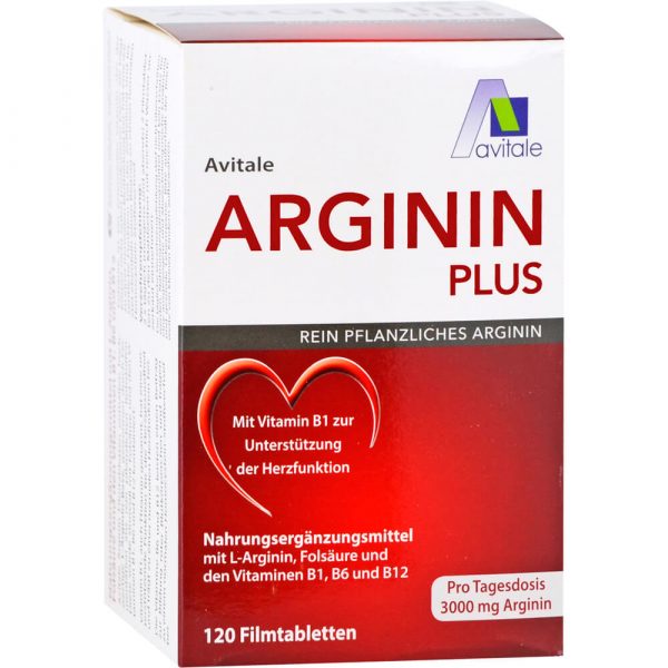 ARGININ PLUS Vitamin B1+B6+B12+Folsäure Filmtabletten