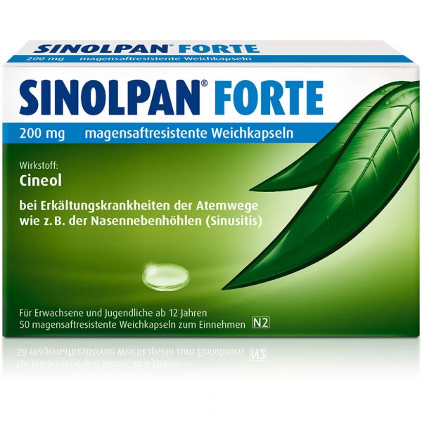 SINOLPAN forte 200 mg magensaftresistente Weichkapseln
