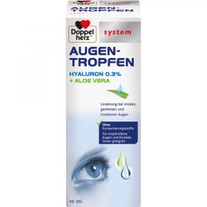 DOPPELHERZ Augen-Tropfen Hyaluron 0,3% system