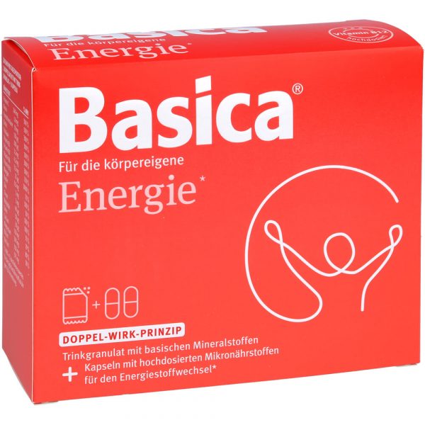 BASICA Energie Trinkgranulat+Kapseln für 7 Tage Kpgegen