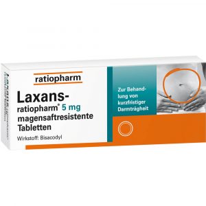 LAXANS-ratiopharm 5 mg magensaftresistente Tabletten