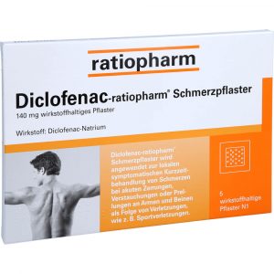 DICLOFENAC-ratiopharm Schmerzpflaster