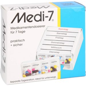 MEDI 7 Medikamentendosierer für 7 Tage weiß