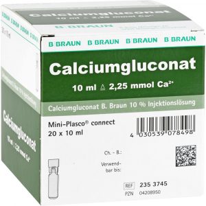 CALCIUMGLUCONAT 10% MPC Injektionslösung