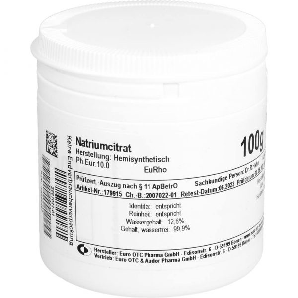 NATRIUMCITRAT-Dihydrat Pulver