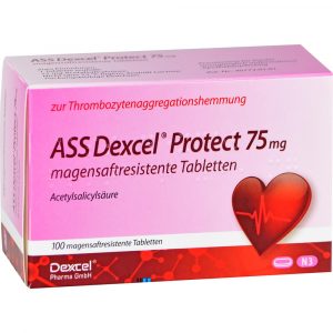 ASS Dexcel Protect 75 mg magensaftresistente Tabletten