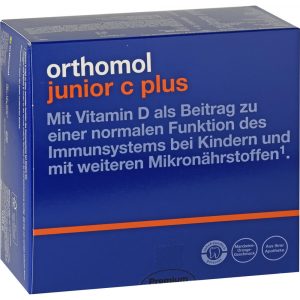 ORTHOMOL Junior C plus Kautabletten Mandarine/Orange