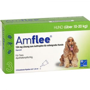 AMFLEE 134 mg Spot-on Lösung für mittelgroße Hunde 10-20kg