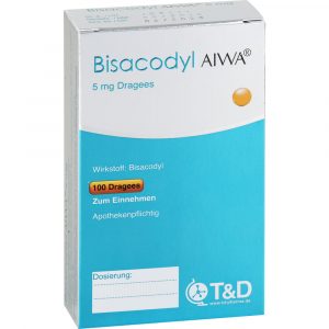 BISACODYL AIWA 5 mg Dragees