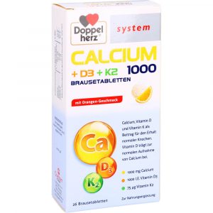Doppelherz Calcium 1000+D3+K2
