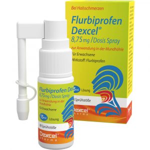 FLURBIPROFEN Dexcel 8,75 mg/Dosis Spray Mundhöhle