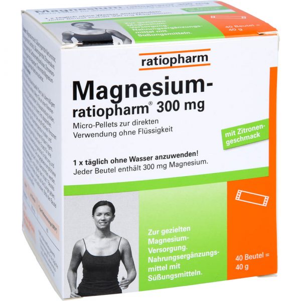 MAGNESIUM-RATIOPHARM 300 mg Micro-Pellets mit Granulat