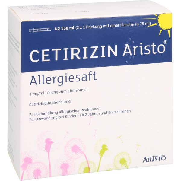 CETIRIZIN Aristo Allergiesaft 1 mg/ml Lösung zum Einnehmen